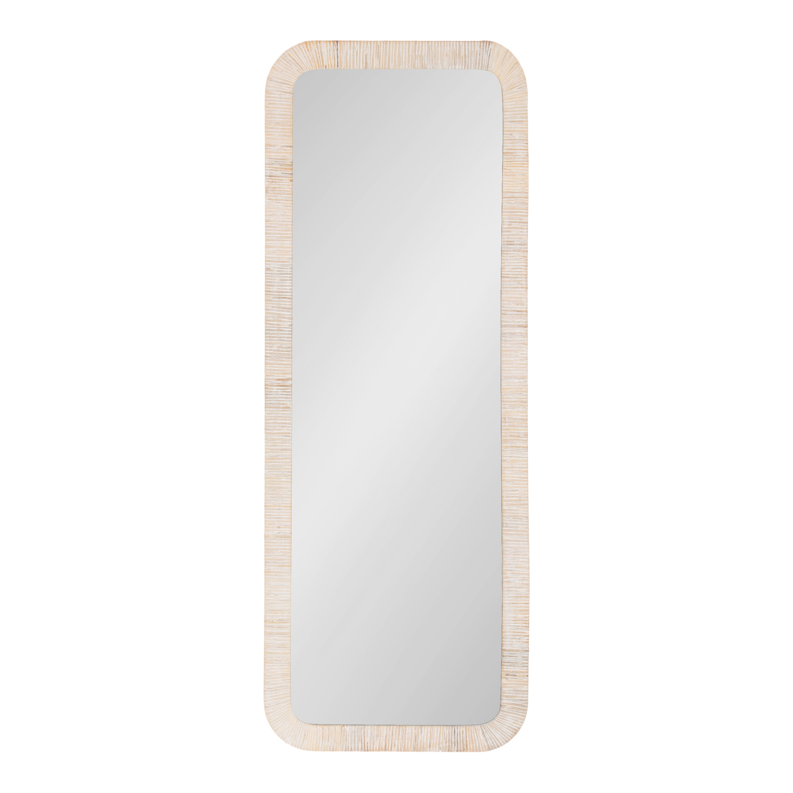 Full Length Mirror 18x48 White 5