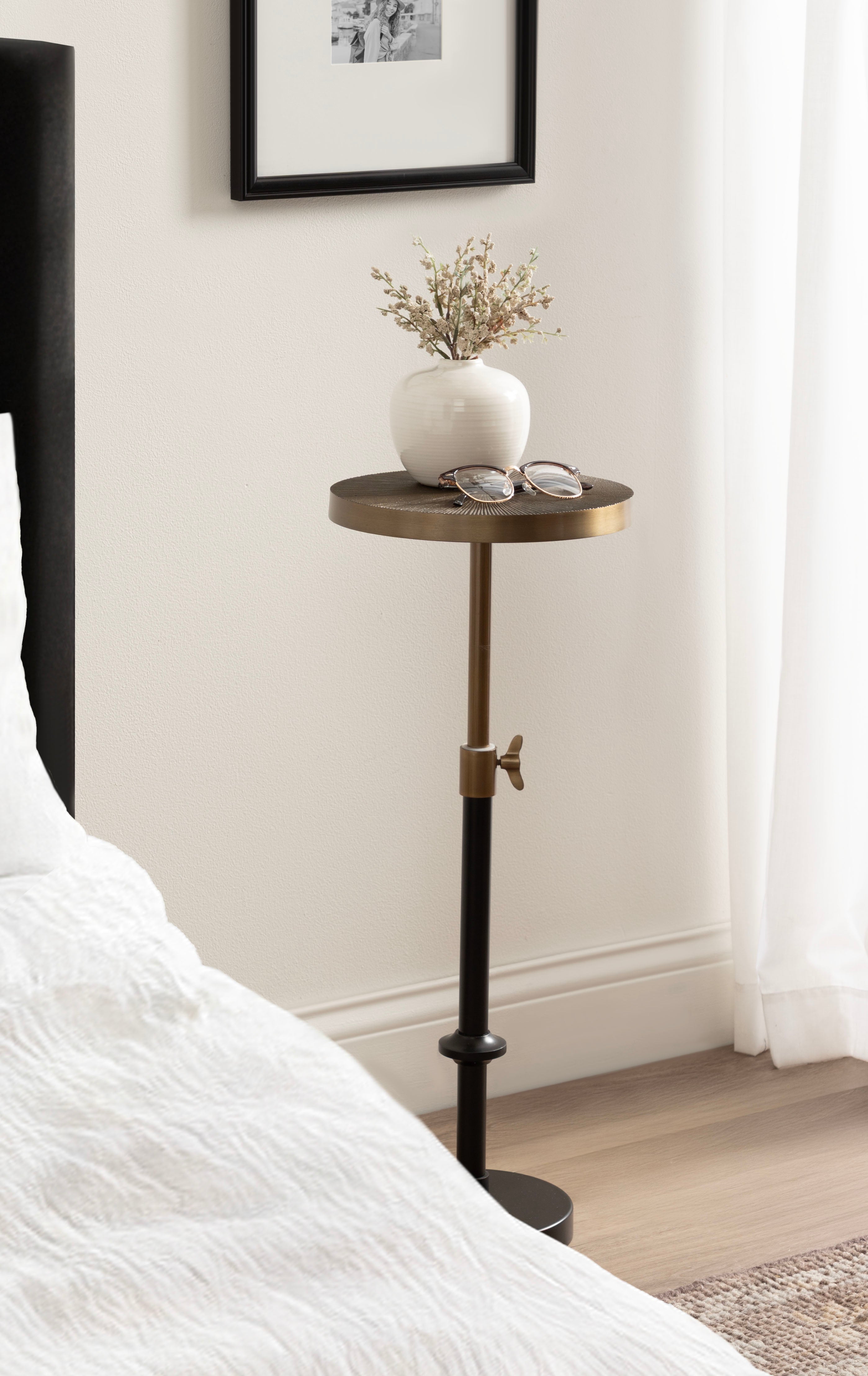 Drink Table Gold Black 10x10x30 7