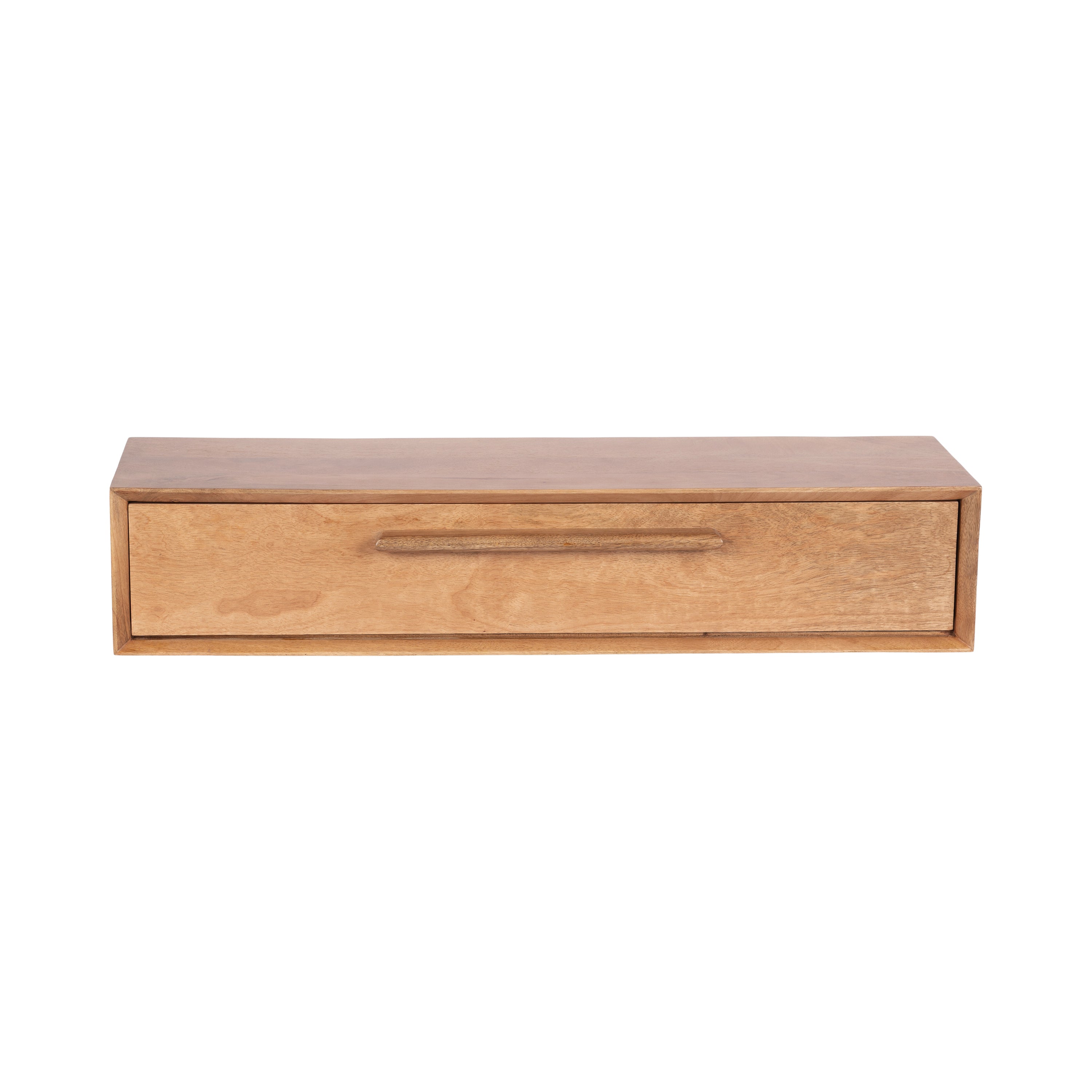 Floating Console Table Natural Biscuit 30x9x6 5