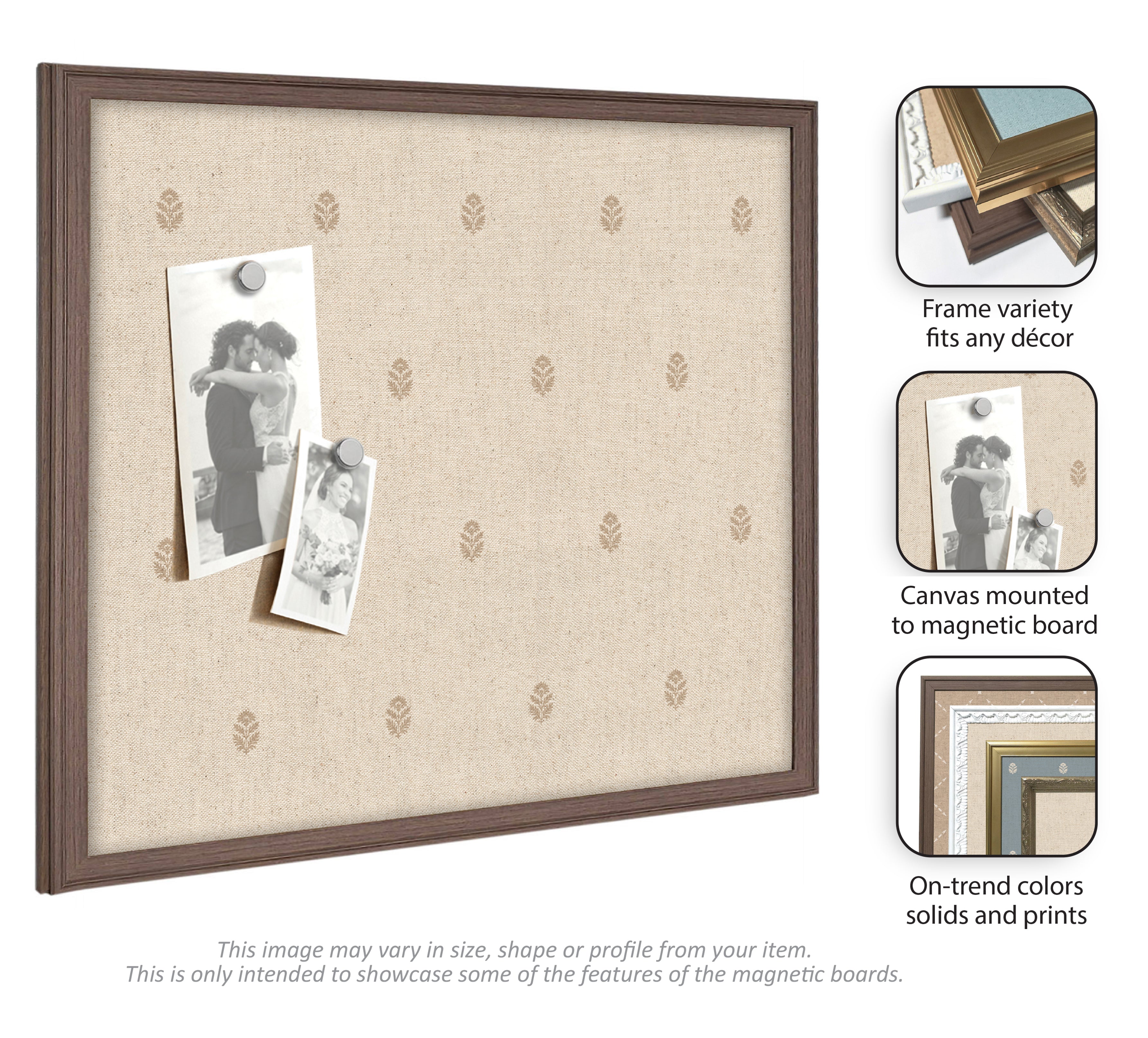 Magnetic Canvas 26x20 Florence Light Brown 5