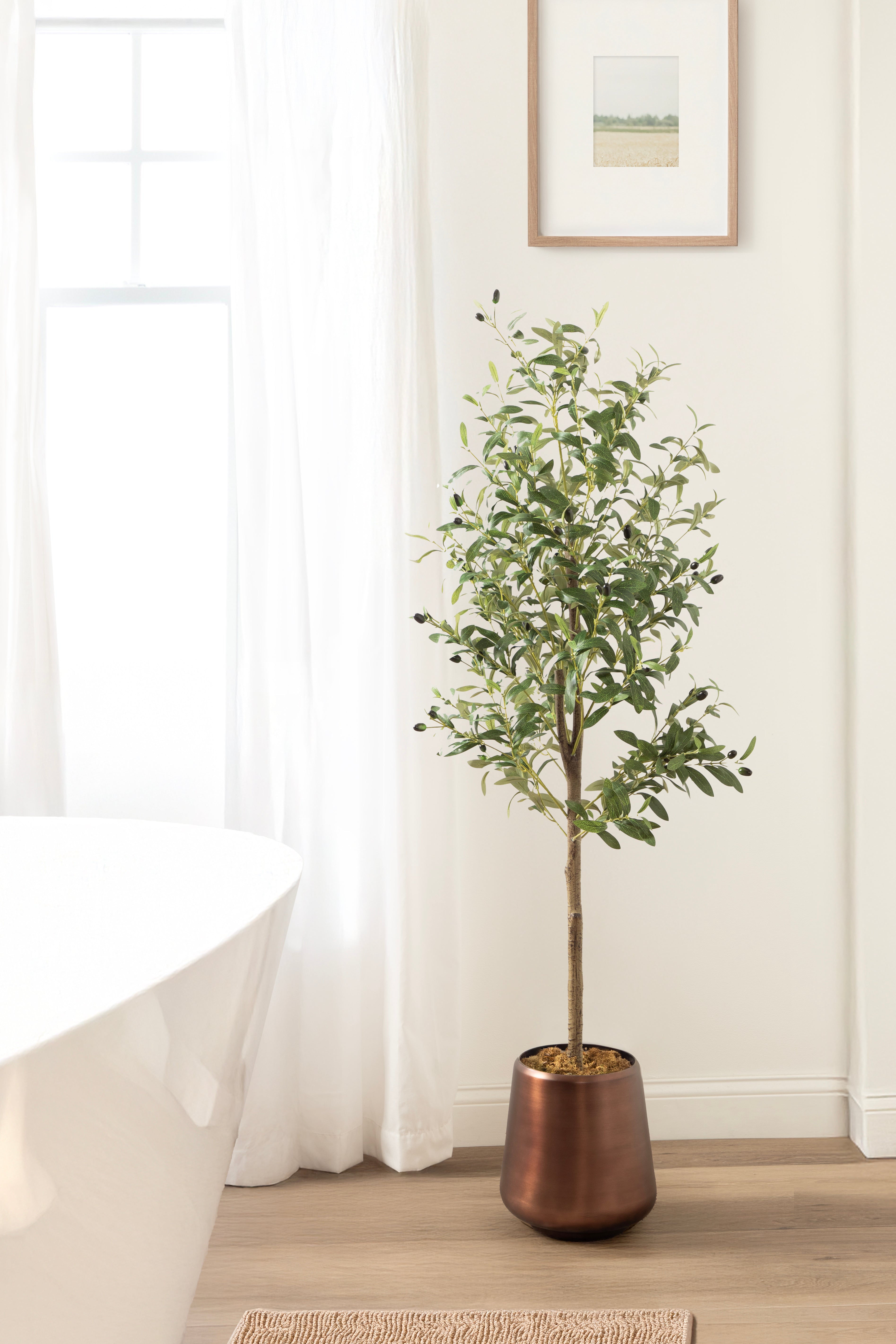 Faux Tree 5' Bronze 7