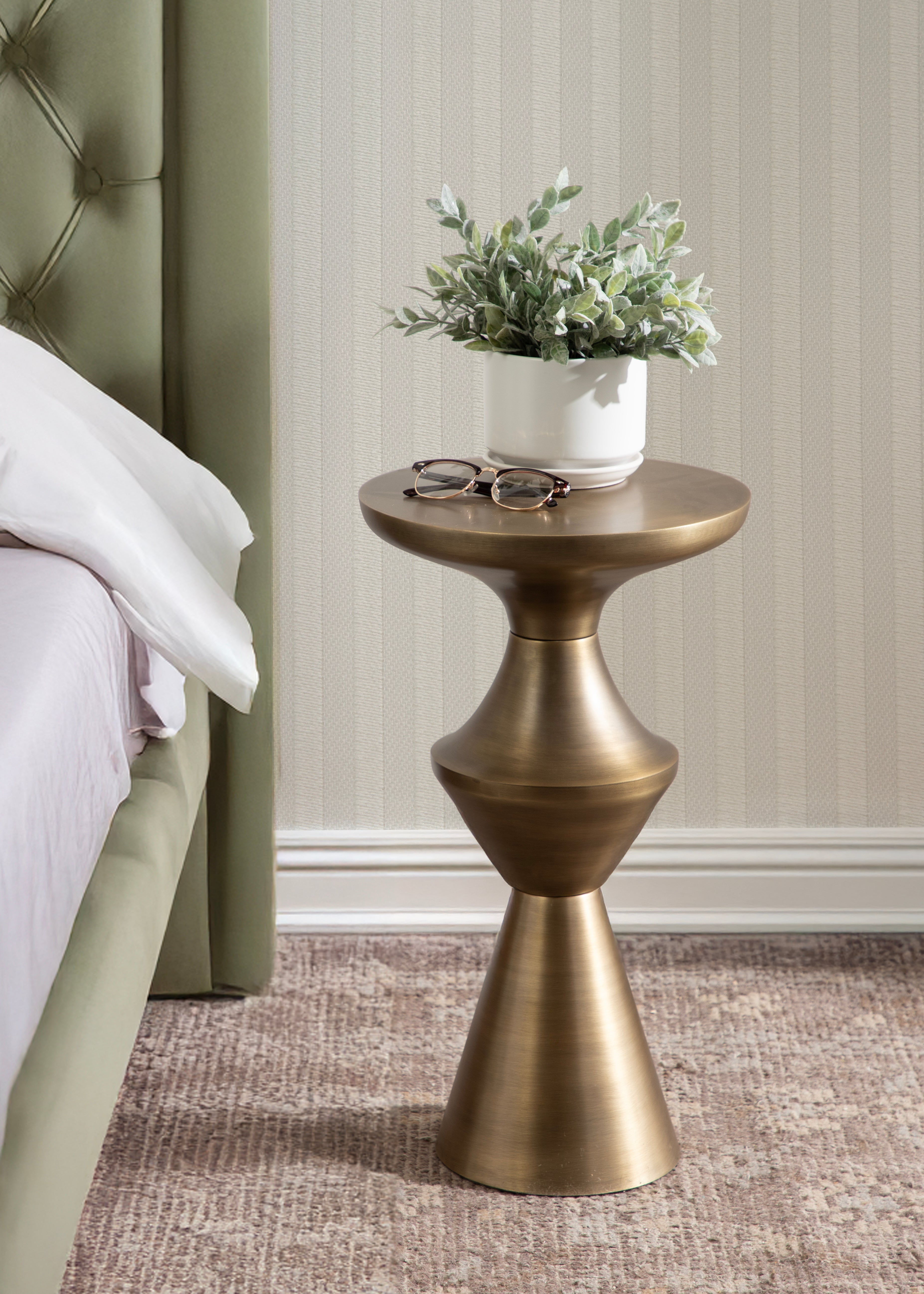 Zavalia Metal Side Table
