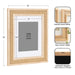 Wall Frame Natural 11x14 matted to 8x10 2