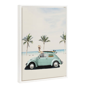 Sylvie Beaded Summer Adventures Framed Canvas by July Art Prints