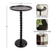 Side Table 13x13x24 Black 2