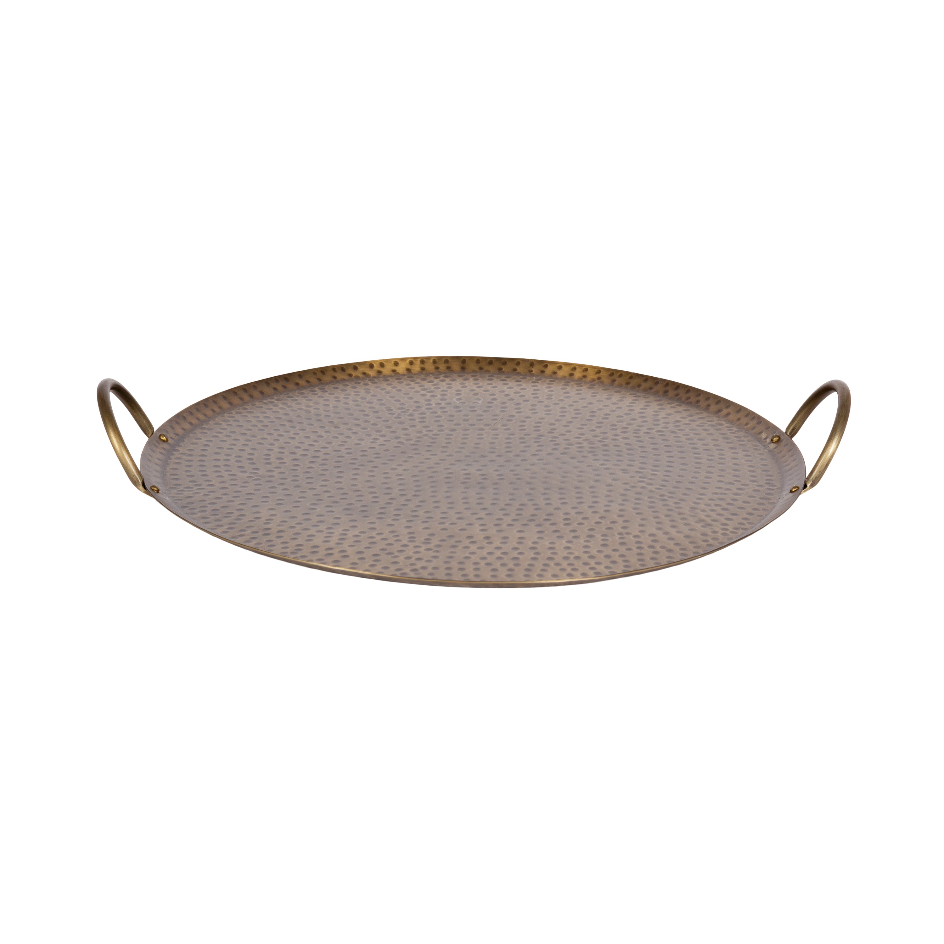 Serving Tray Gold 16" Diameter 5