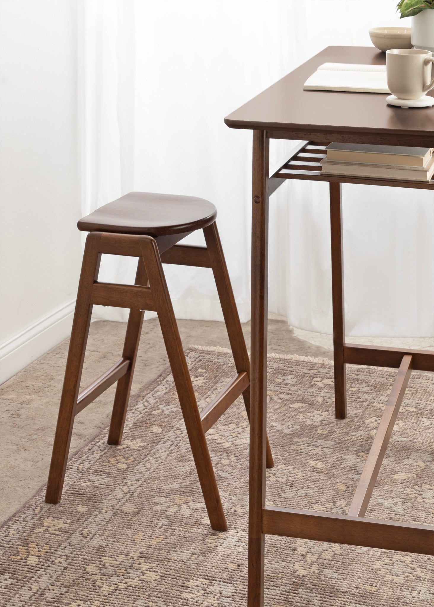 Morreau Wood Bar Stool