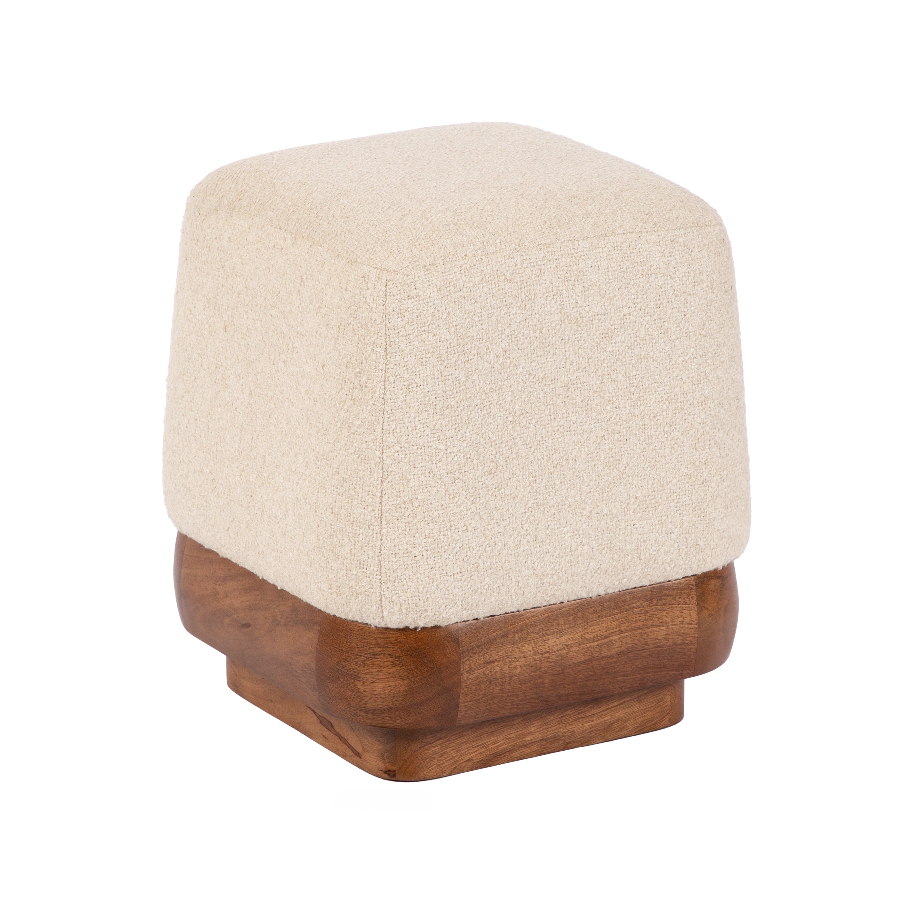 Standard Ottoman 16x16x18 Walnut Brown 1