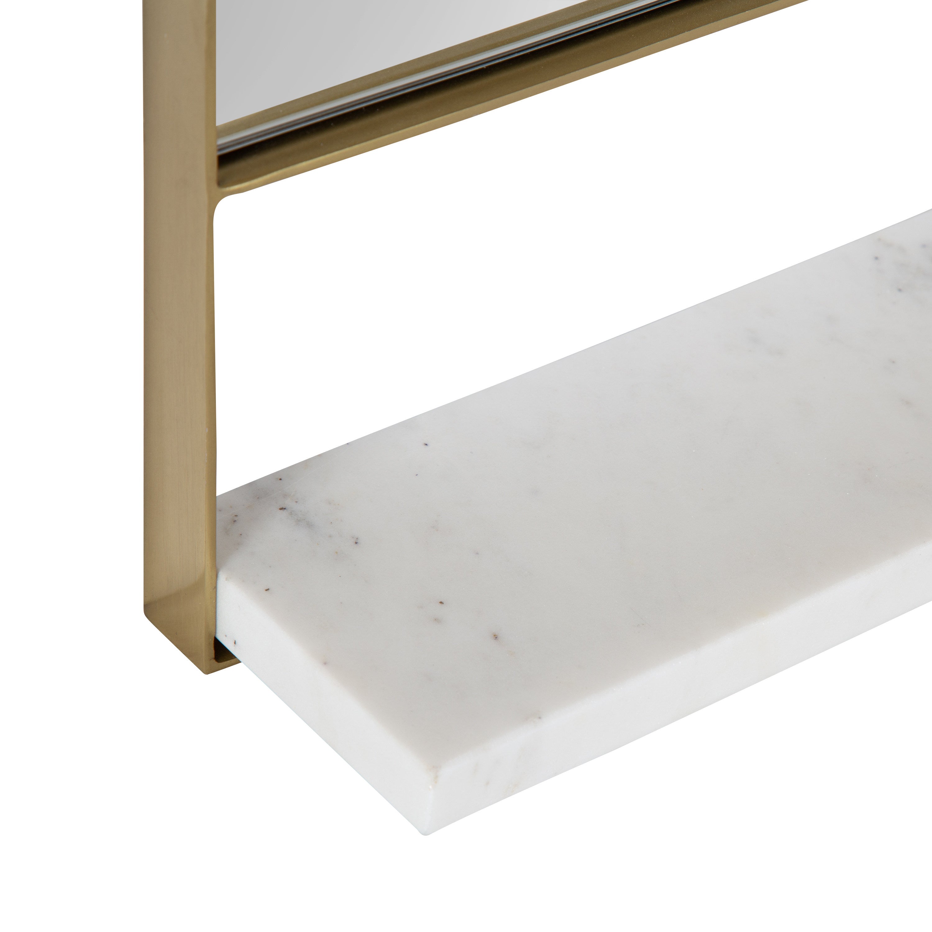 Chadwin Arch Wall Mirror with Shelf
