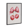 Gallery Coquette Preppy Retro Girly Red Pink Bow Cherries Print by The Creative Bunch Studio