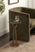 Side Table 12x12x22 Clear Gold 6