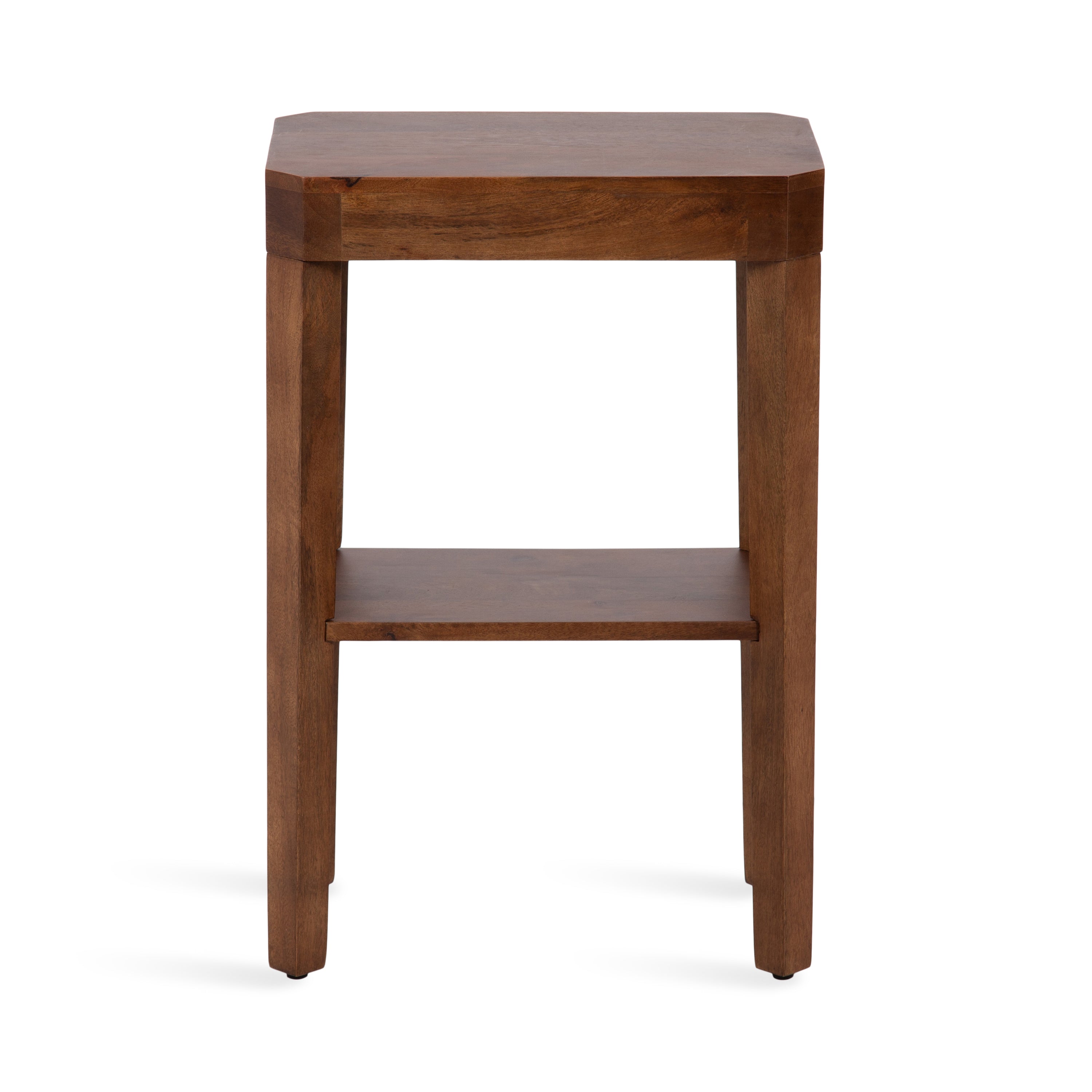 Side Table Walnut Brown 16x10x25 5