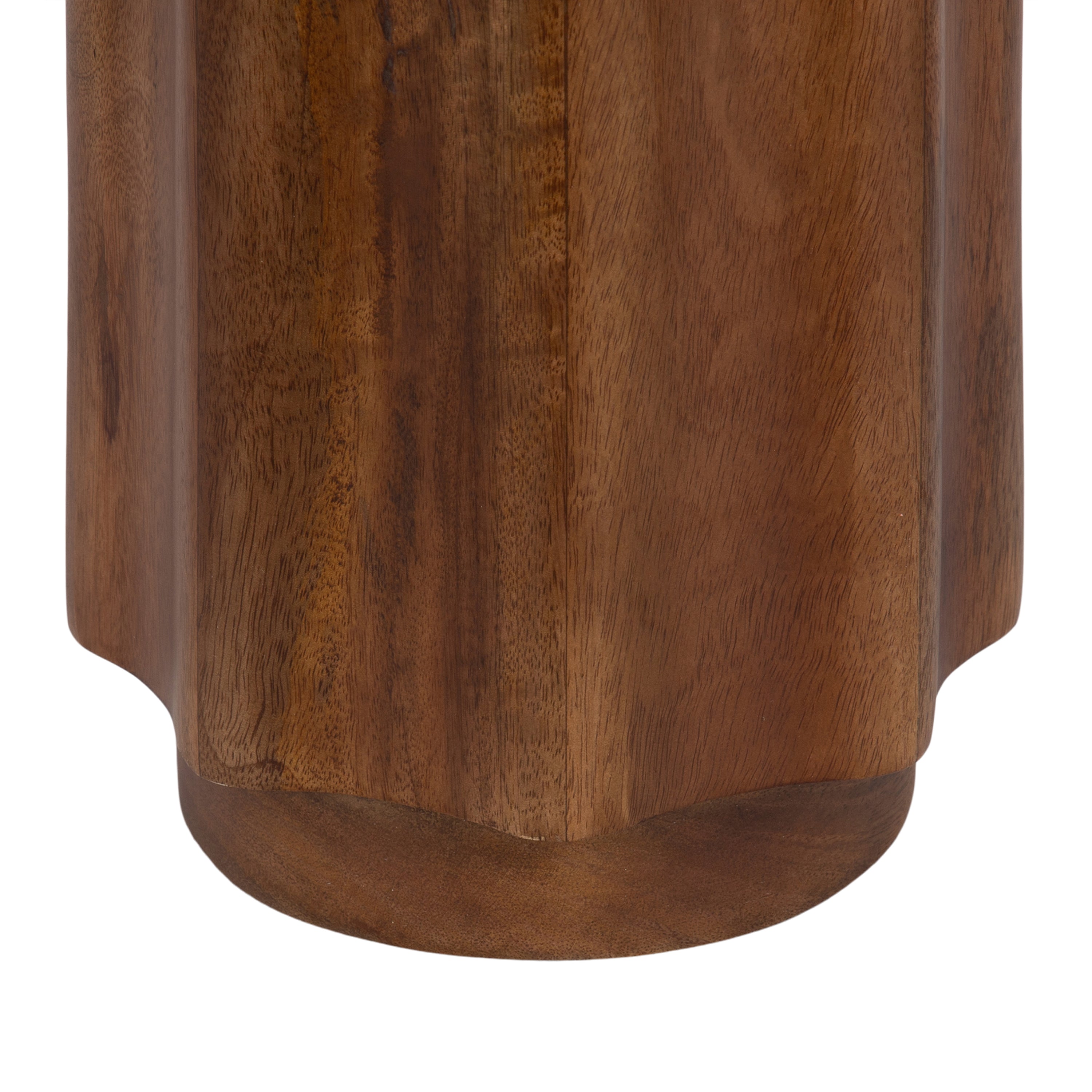 Pandey Wavy Wood Drink Table