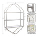 Accent Shelf Silver 20x6x32 2