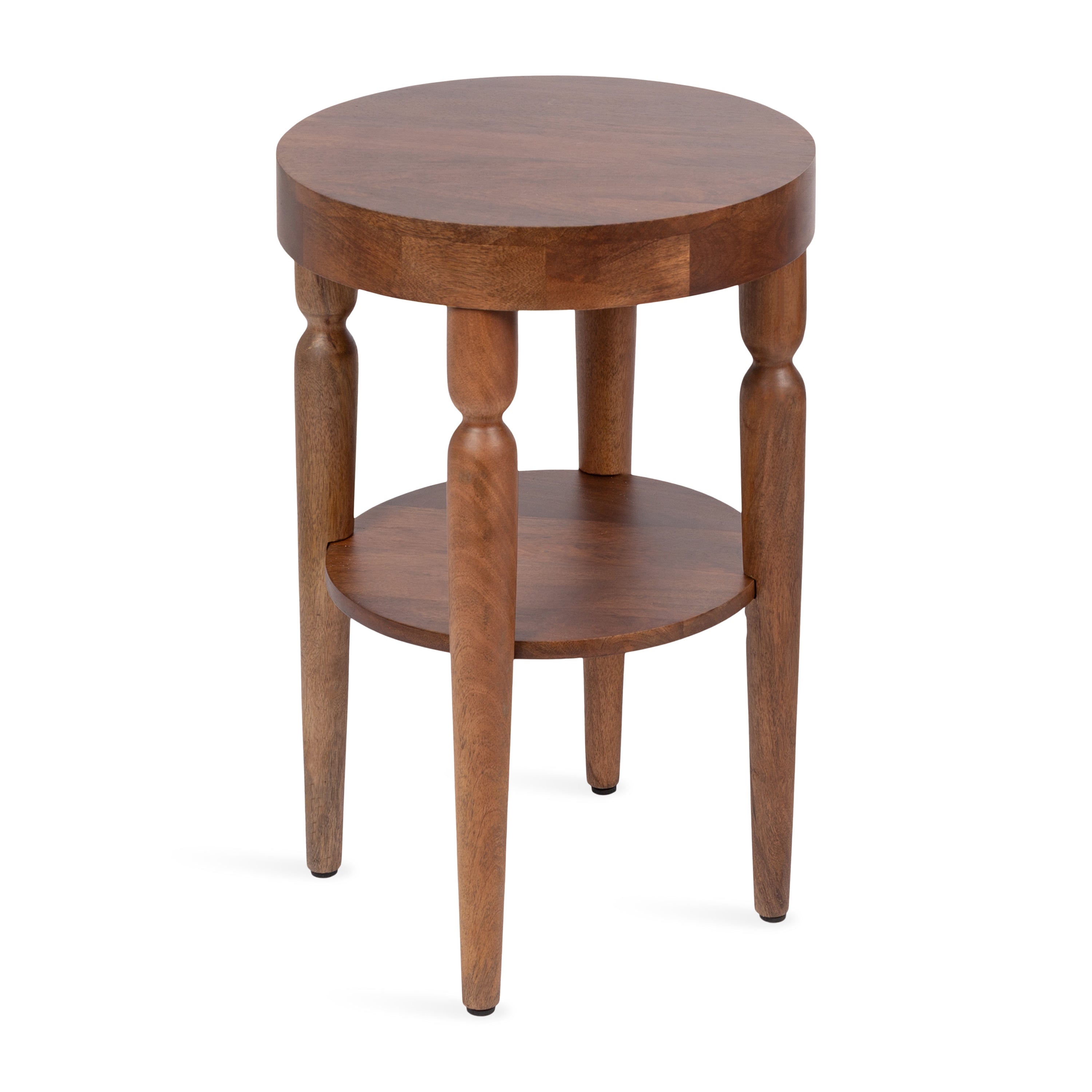 Side Table Walnut Brown 16x16x24 1