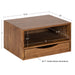 Floating Side Table Rustic Brown 12.5x10x7 2