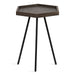 Side Table Gray Black 17x15x20 1