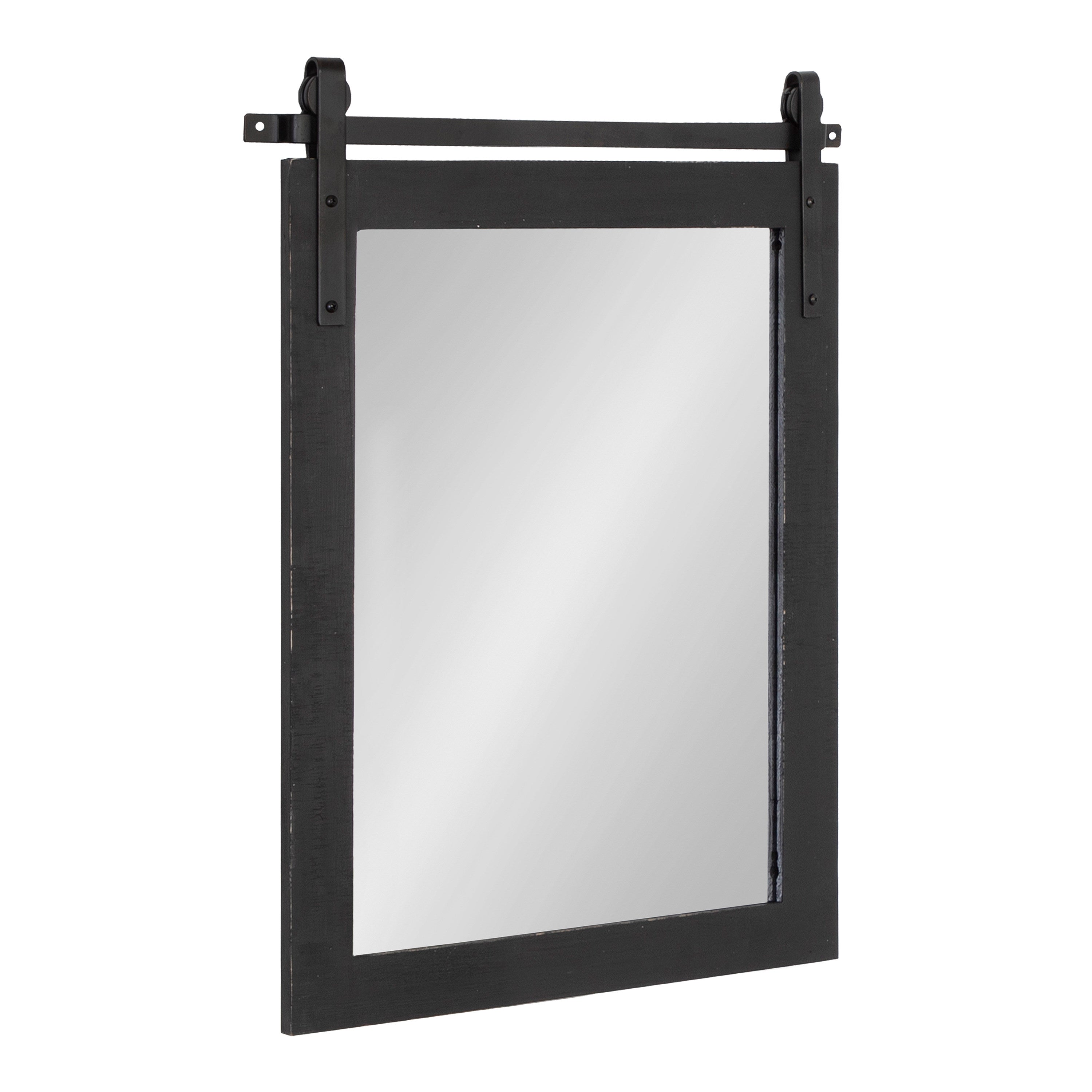 Rectangle Mirror Black 18x26 1