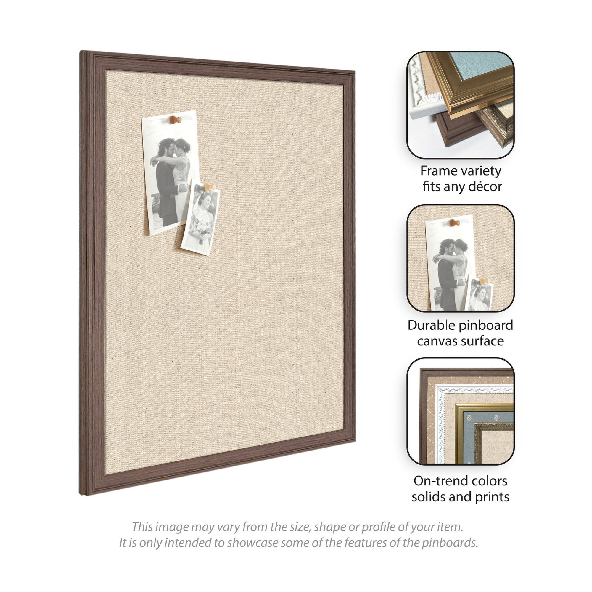 Pinboard 18x42 Mila Dark Gold 5