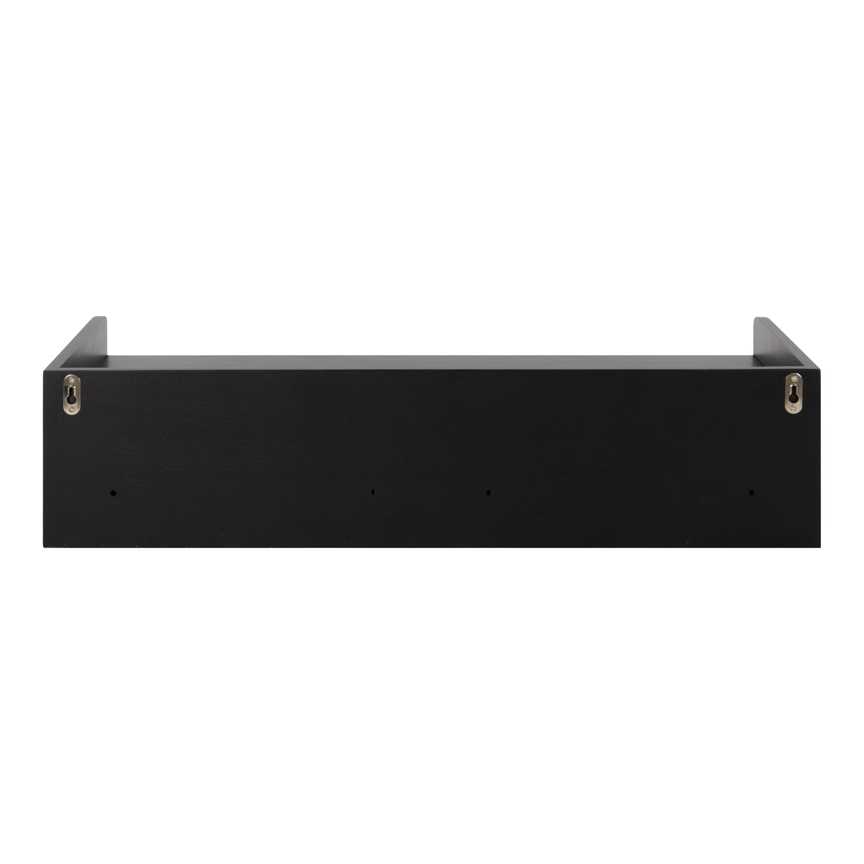 Floating Console Table Black 28x12x6.5 6
