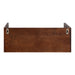 Floating Side Table Dark Brown 18x12x7 6