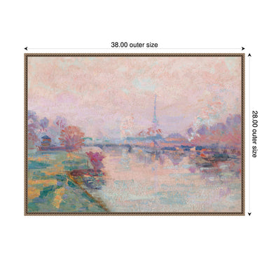 Framed Canvas 38x28 Sylvie Beaded Dark Gold 2