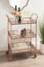 Bar Cart 23x13x35 Rose Gold 7