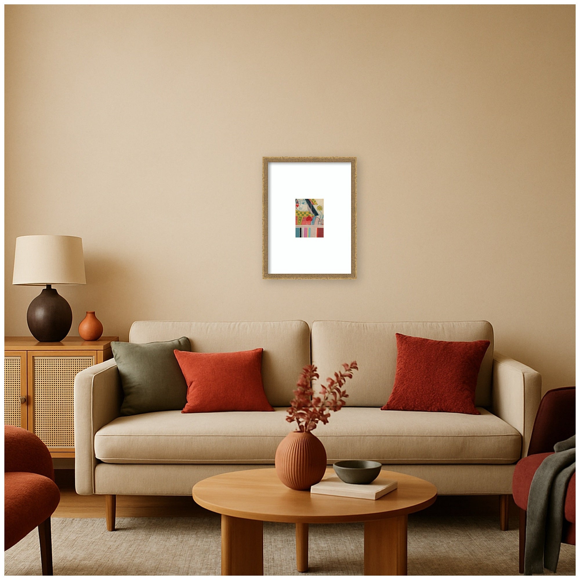 Queen with Flower FC by Felicia Dadak Framed Wall Art Print