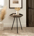 Side Table Gray Black 17x15x20 6