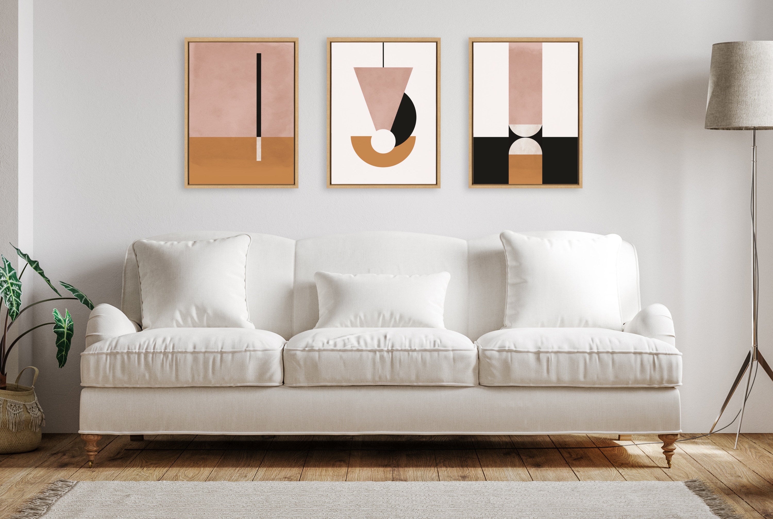Art Set 3 Piece Set 18x24 Sylvie Natural 5