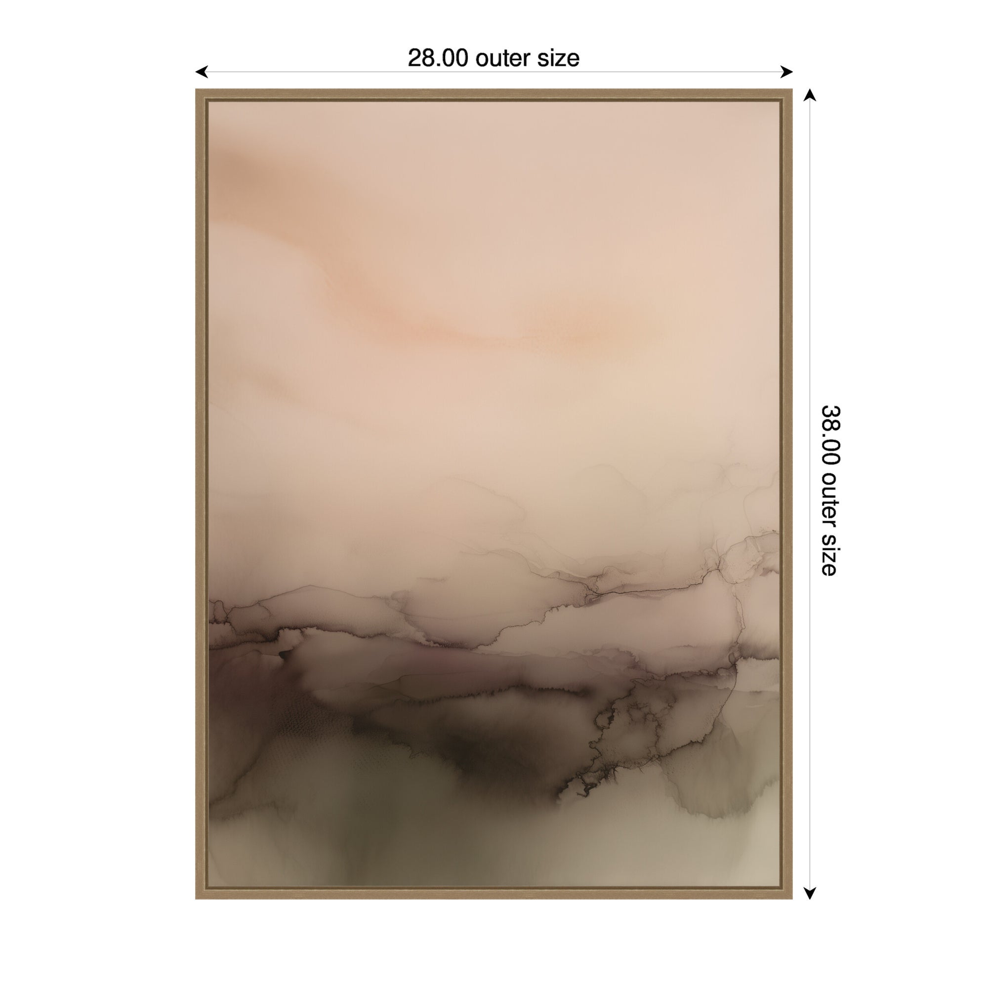 Dawn No. 3 by Amy Lighthall Framed Canvas Wall Art Print