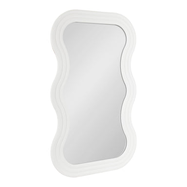 Scallop Mirror White 24x40 1
