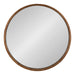 Round Mirror Rustic Brown 36" Diameter 2