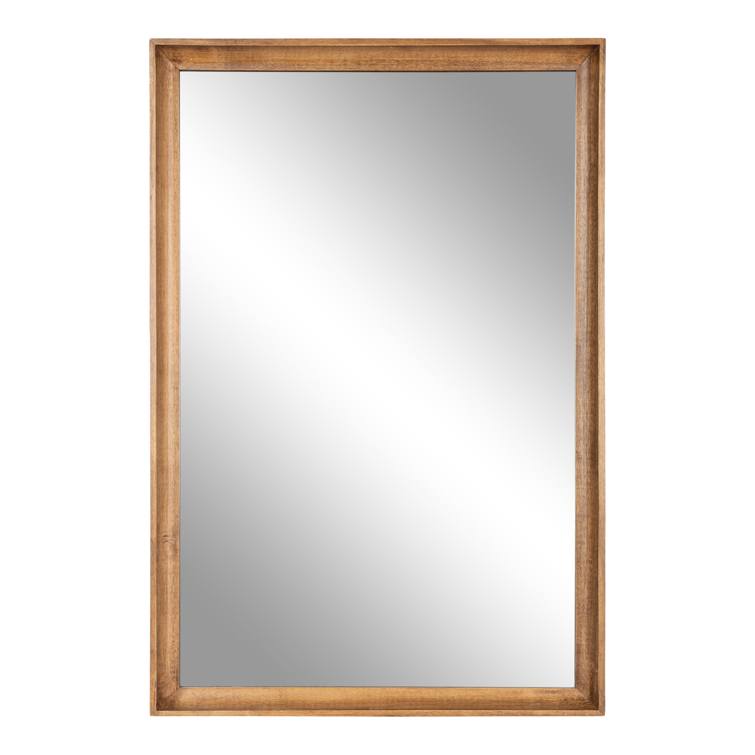 Rectangle Mirror Rustic Brown 24x36 5