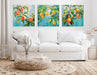 Framed Canvas 30x30 Sylvie Beaded White 6