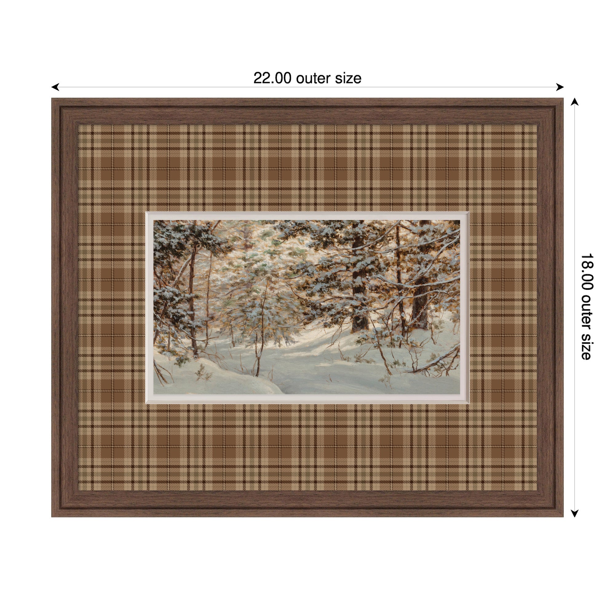Framed Art Florence Medium Brown 22x18 2