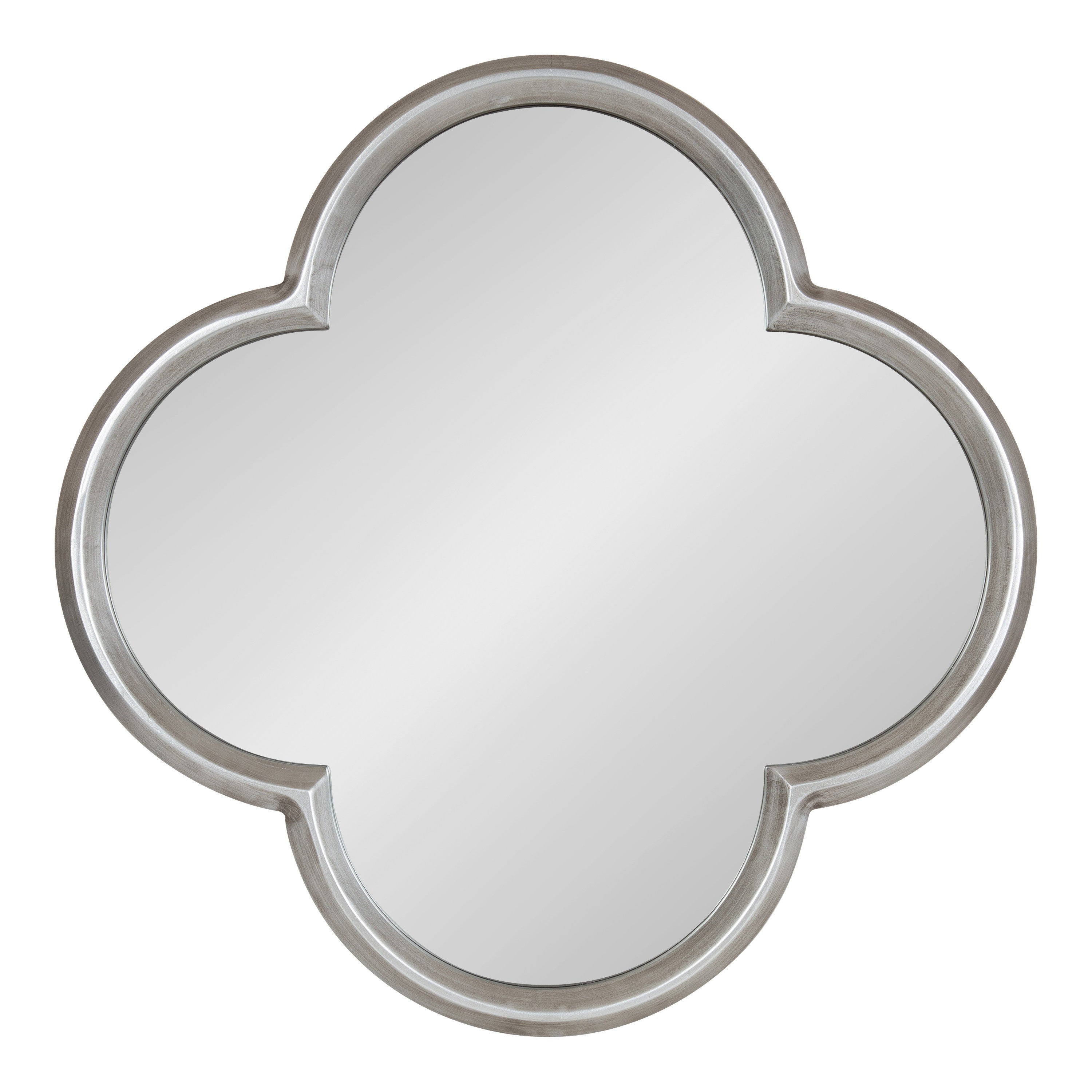 Scallop Mirror Silver 28x28 2