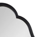 Scallop Mirror Black 18x24 3