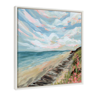 Framed Canvas 22x22 Sylvie White 2