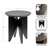Side Table Black 18x18x20 2
