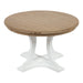 Coffee Table Rustic Brown White 28x28x18 3