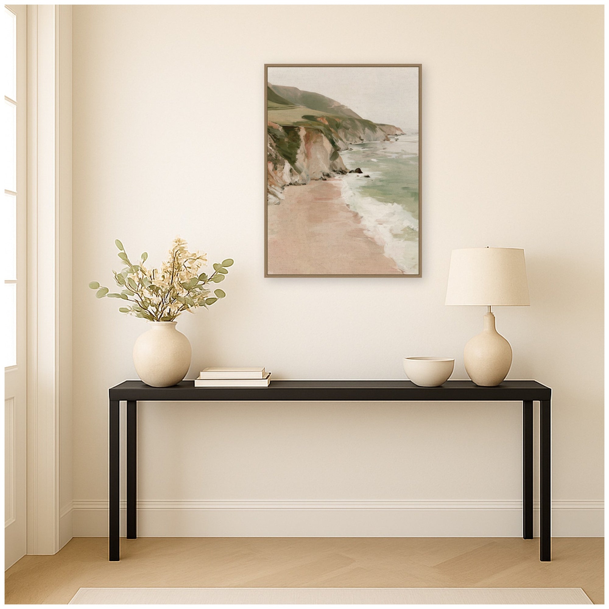 Framed Canvas Sylvie Dark Gold 28x38 5