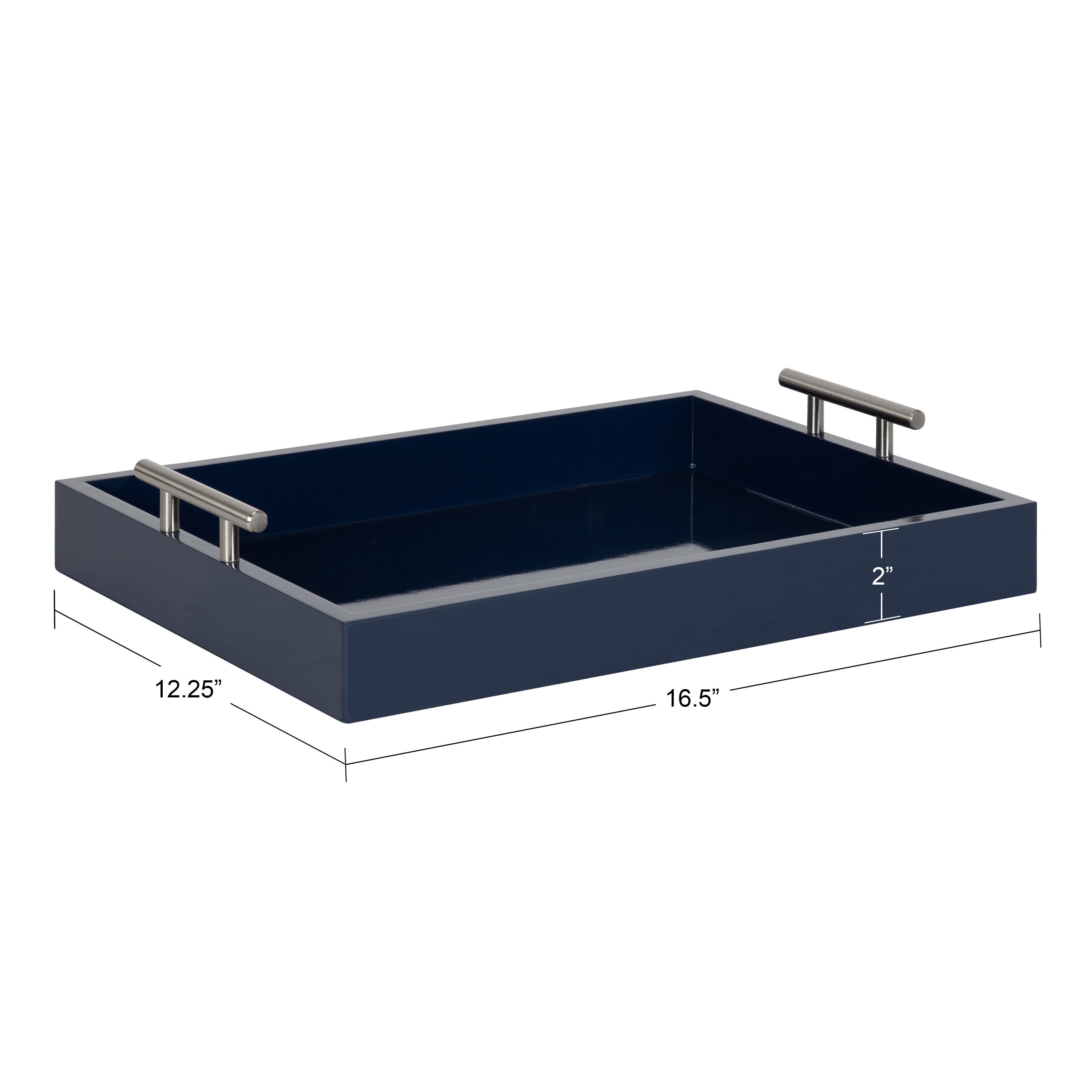 Single Tray Navy Blue 17x13 4