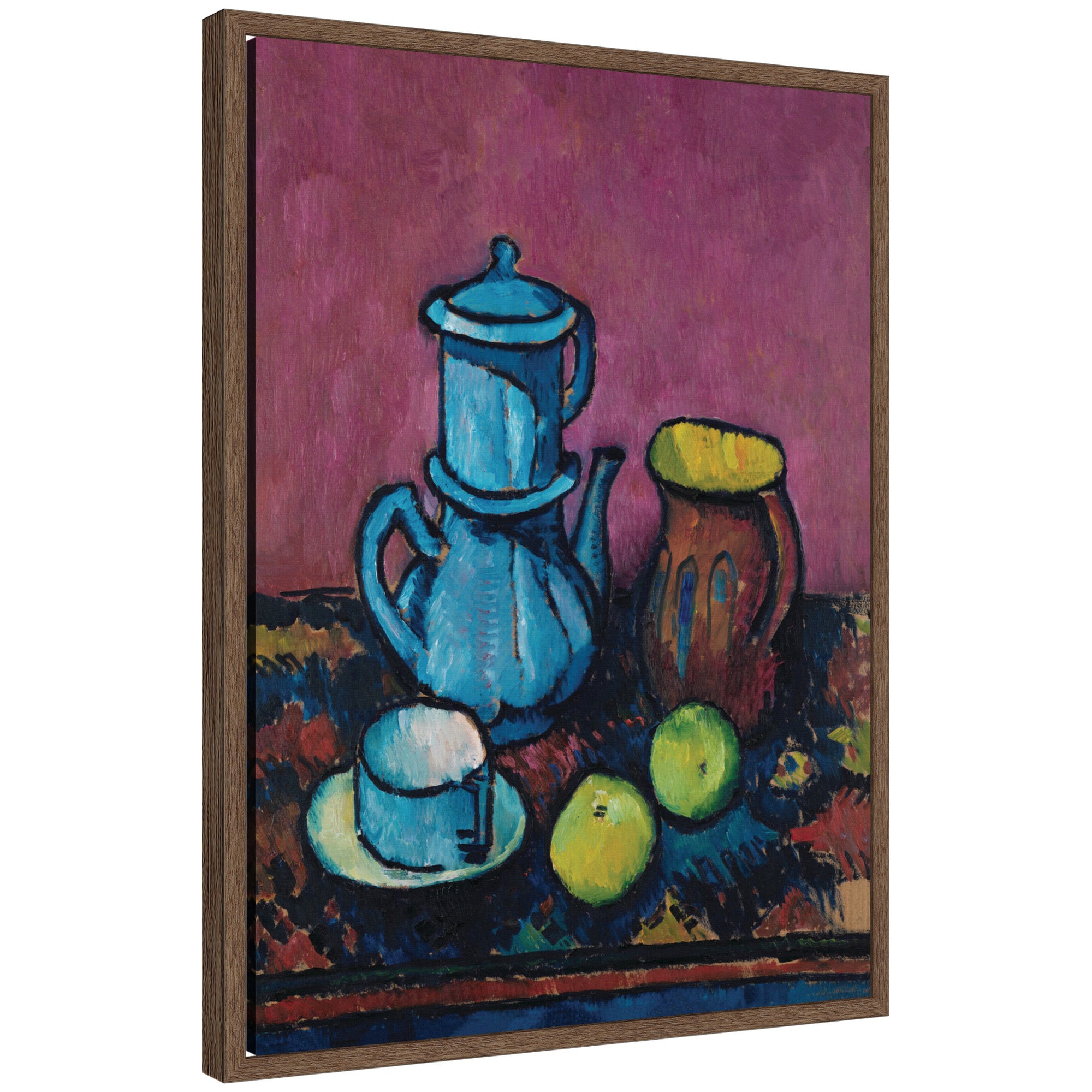 Framed Canvas 18x24 Sylvie Walnut 1
