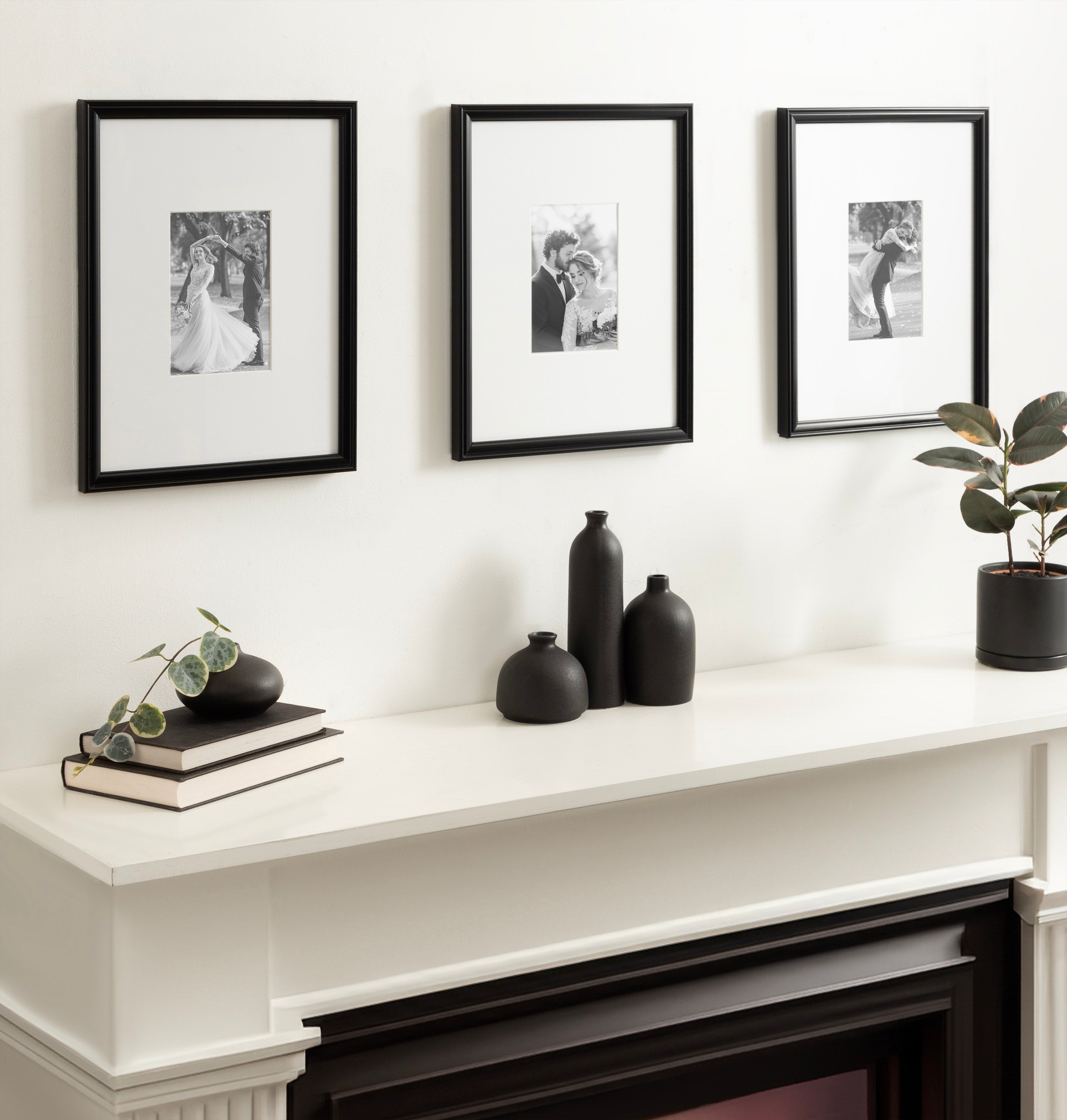 Wall Frame Black 11x14 matted to 5x7 7