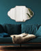 Scallop Mirror Silver 23x37 8