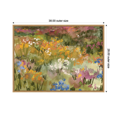 Framed Canvas 38x28 Sylvie Natural 2