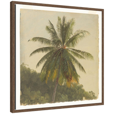 Framed Canvas 22x22 Sylvie Walnut 1