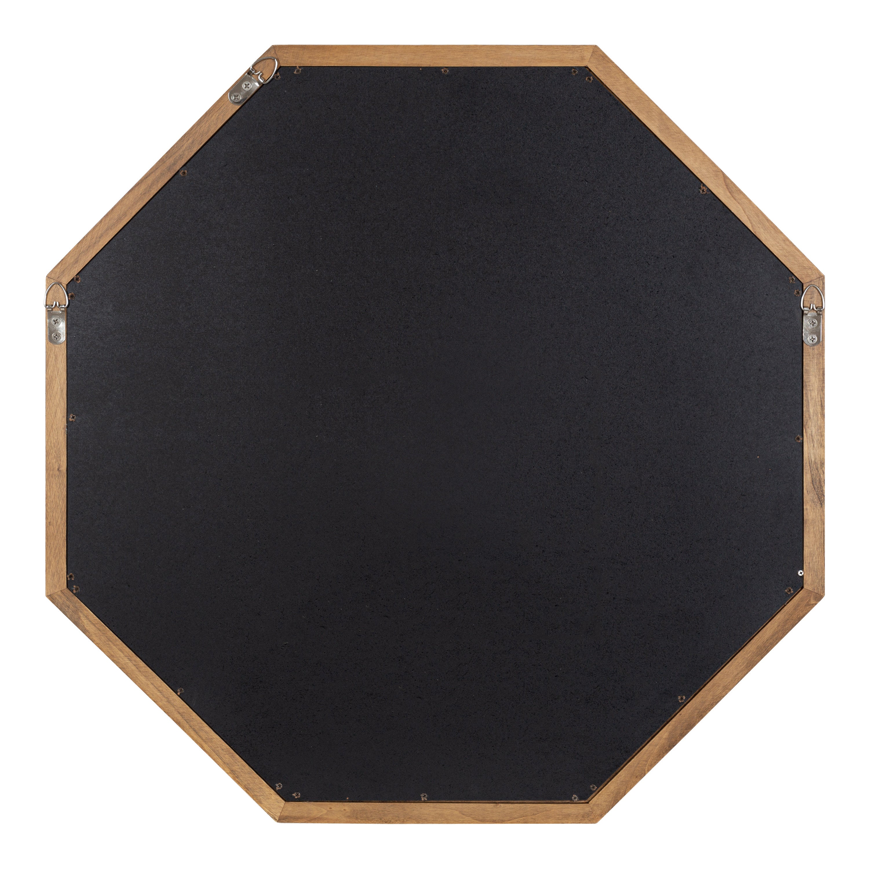 Octagon Mirror Rustic Brown 24x24 4
