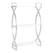 Accent Shelf 18x7x28 Silver White 1